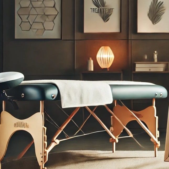 A person receiving a deeply relaxing full-body massage